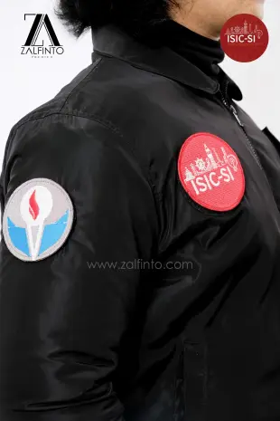 Premium Jacket SHINY BLACK BOMBER JACKET PPI UK AT ISIC-SI  by ZALFINTO PREMIUM 3 100_1