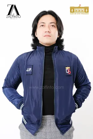 Premium Jacket MIDNIGHT BLUE BOMBER JACKET KANTOR STAF PRESIDEN  by ZALFINTO PREMIUM 1 103_1