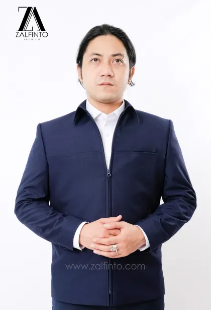 Premium Jacket MIDNIGHT BLUE SEMI FORMAL JACKET KANTOR STAF PRESIDEN  by ZALFINTO PREMIUM 3 107_1