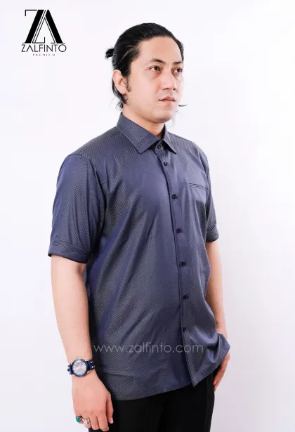 Dress Shirt BLACK CHAMELEON PREMIUM COTTON CUSTOMIZED DRESS SHIRT by ZALFINTO PREMIUM 3 137_1