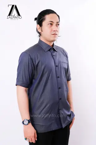 Dress Shirt BLACK CHAMELEON PREMIUM COTTON CUSTOMIZED DRESS SHIRT by ZALFINTO PREMIUM 3 137_1