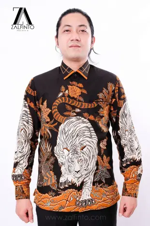 Premium Batik THE WHITE TIGER BATIK SHIRT by ZALFINTO PREMIUM 1 152_1