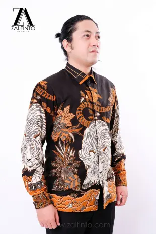 Premium Batik THE WHITE TIGER BATIK SHIRT by ZALFINTO PREMIUM 2 153_1