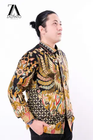 Premium Batik THE RAINBOW PEACOCK BATIK SHIRT by ZALFINTO PREMIUM 3 155_1