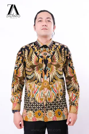 Premium Batik THE RAINBOW PEACOCK BATIK SHIRT by ZALFINTO PREMIUM 1 156_1