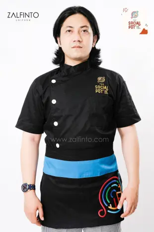 Seragam Koki SOCIAL POT  X  ZALFINTO UNIFORM 1 86_1