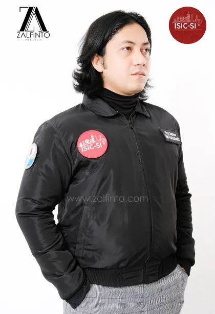 Premium Jacket SHINY BLACK BOMBER JACKET PPI UK AT ISIC-SI  by ZALFINTO PREMIUM 2 98_1