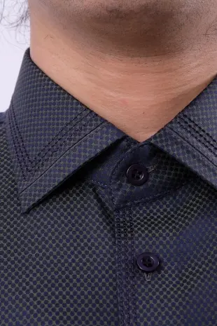 Dress Shirt BLACK CHAMELEON PREMIUM COTTON CUSTOMIZED DRESS SHIRT by ZALFINTO PREMIUM 5 fxe31378