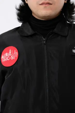 Premium Jacket SHINY BLACK BOMBER JACKET PPI UK AT ISIC-SI  by ZALFINTO PREMIUM 4 fxe31536