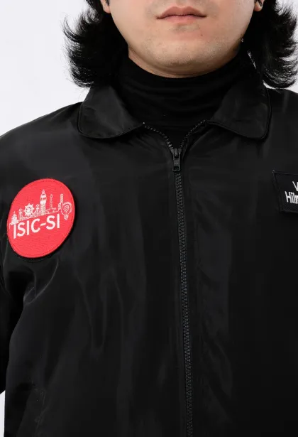 Premium Jacket SHINY BLACK BOMBER JACKET PPI UK AT ISIC-SI  by ZALFINTO PREMIUM 4 fxe31536